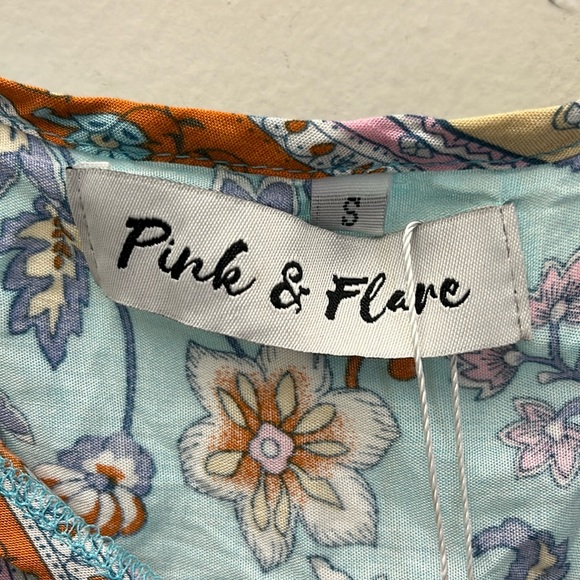 NWT Pink & Flare Boho Swing Top Size Small - Picture 5 of 11